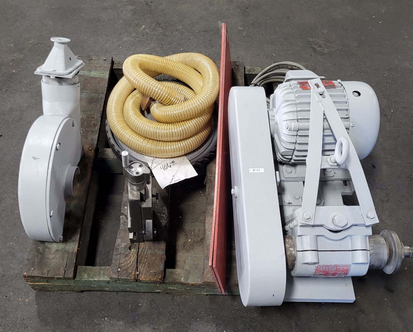 Setco 3 HP 3600 RPM Lathe Tool Post Belt Sander Model #108