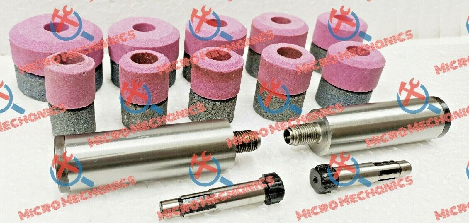 20x Valve Seat Grinding Stones + 2x Stone Holder + 2x Driver SIOUX Thread 11/16″