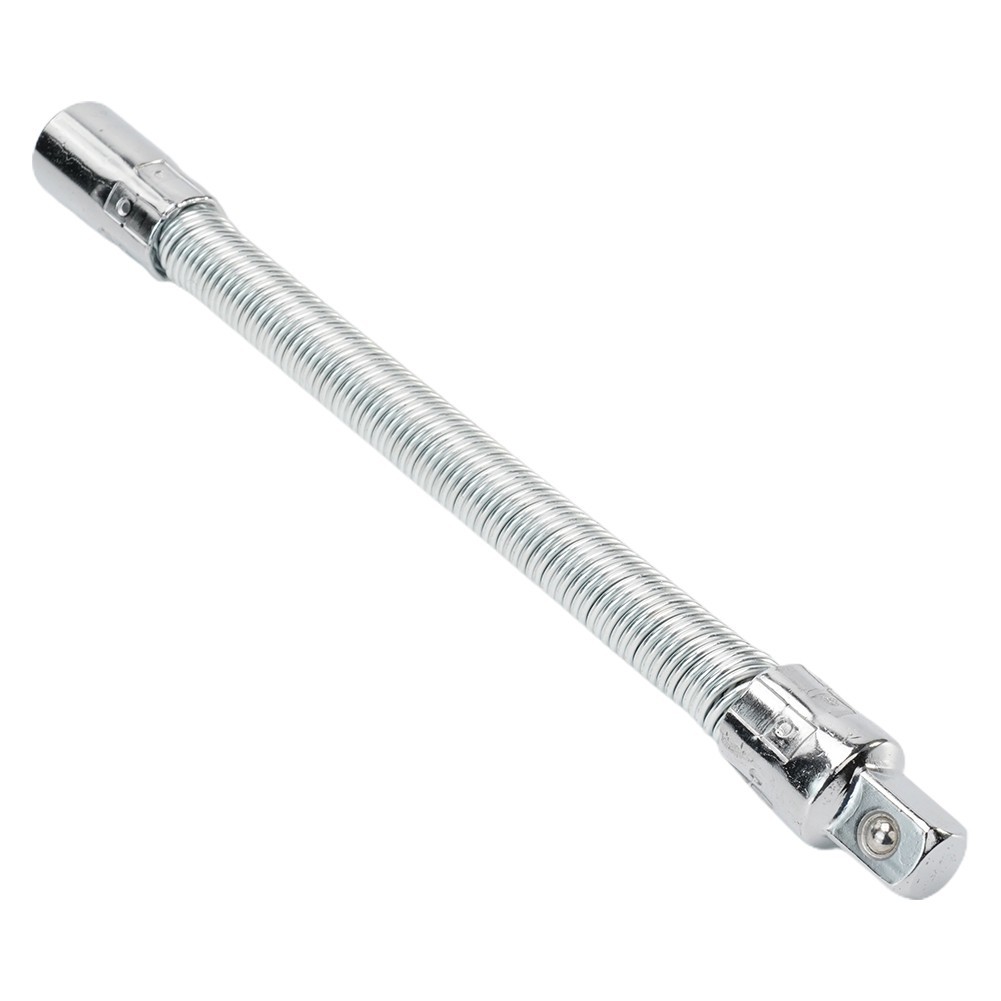 Socket Extension Flexible 45#steel 90-degree Bend Polished Chrome Plating