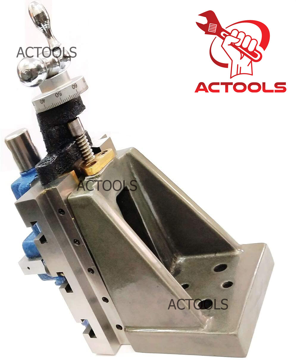 Lathe Vertical Milling Slide 4″ x 5″ Fixed Base With 2″ Self Centering Vice USA