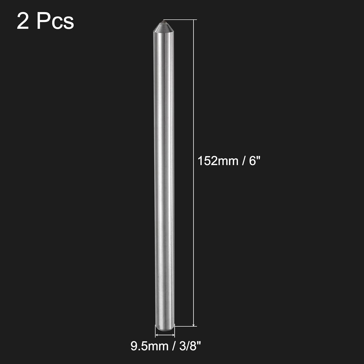 2Pcs Diamond Dressers, 9.5Mm X 152Mm (3/8″ X 6″) Single Tapered Point Grinding W