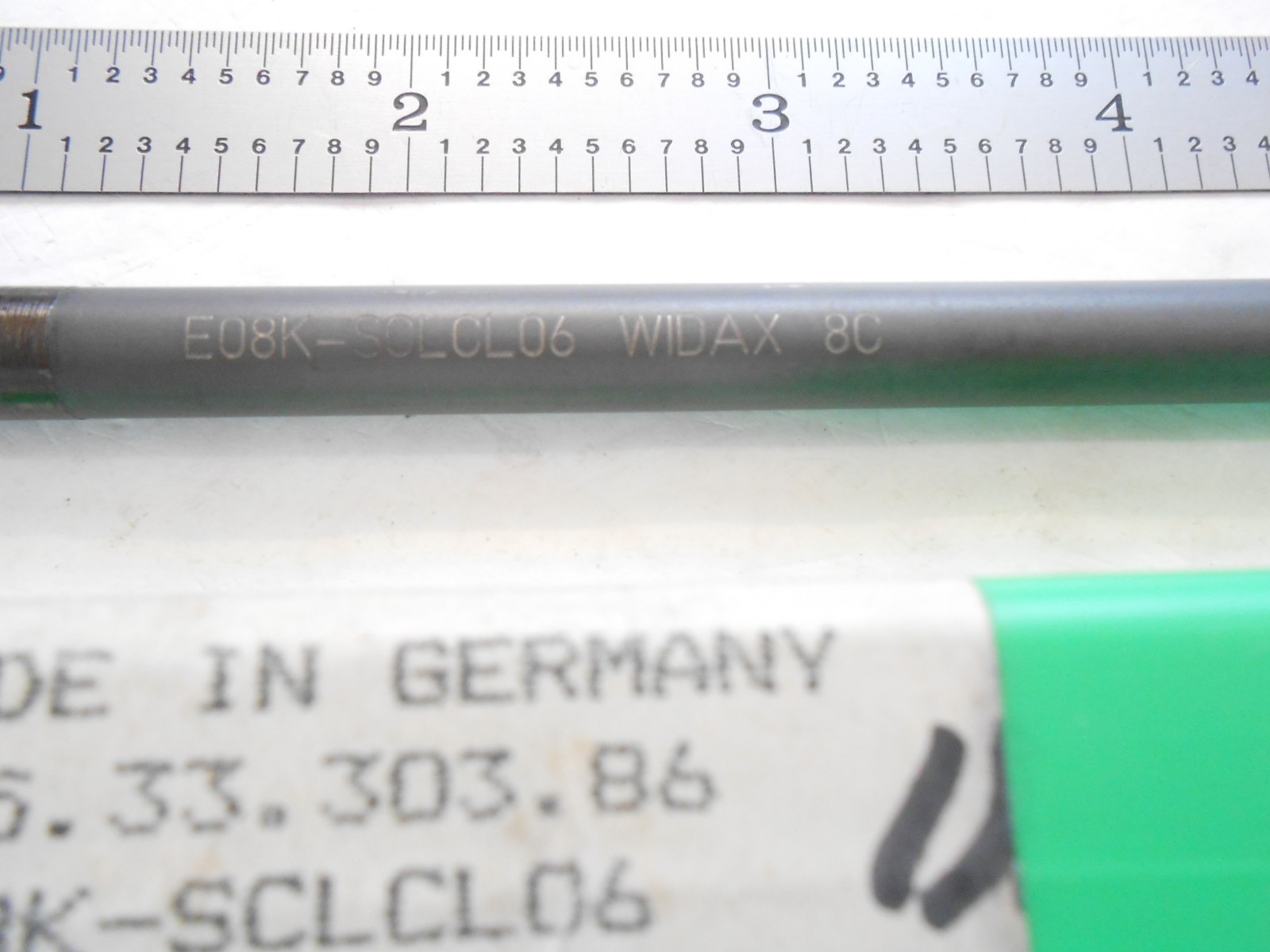 NEW WIDIA E08K-SCLCL06 CARBIDE L.H. BORING BAR 8MM SHANK X 115MM OAL COOL-THRU