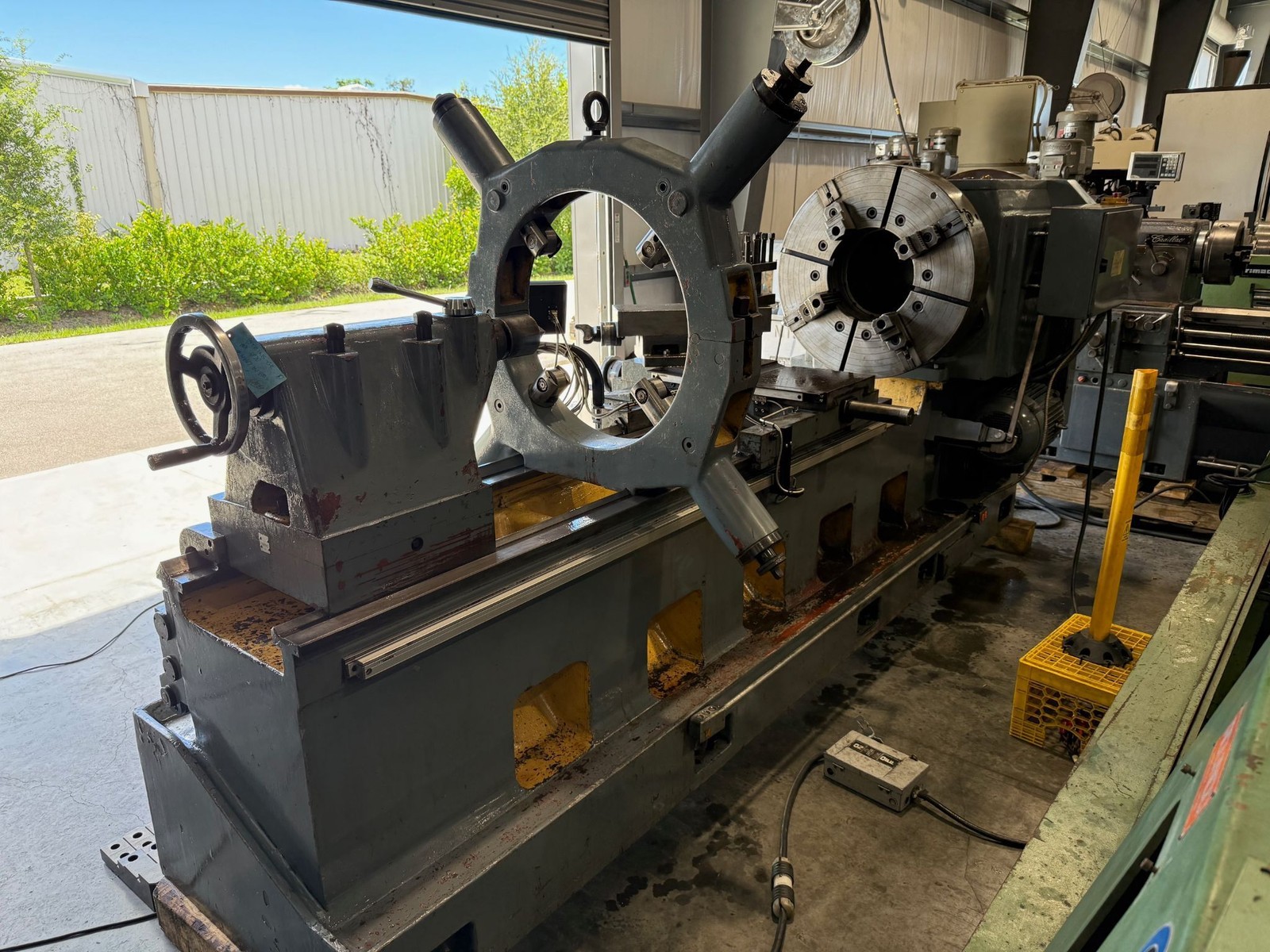 GEMINIS Republic Lagun GE-870 34”/43” x 80”cc Hollow Spindle Lathe #7631