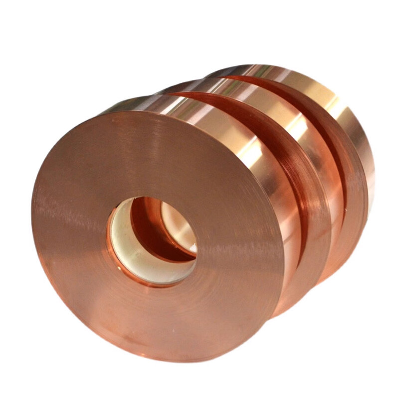 99.9% Pure Copper Metal Sheet Roll Foil Plate Thick 0.0.5mm-1mm Width 15mm-300mm