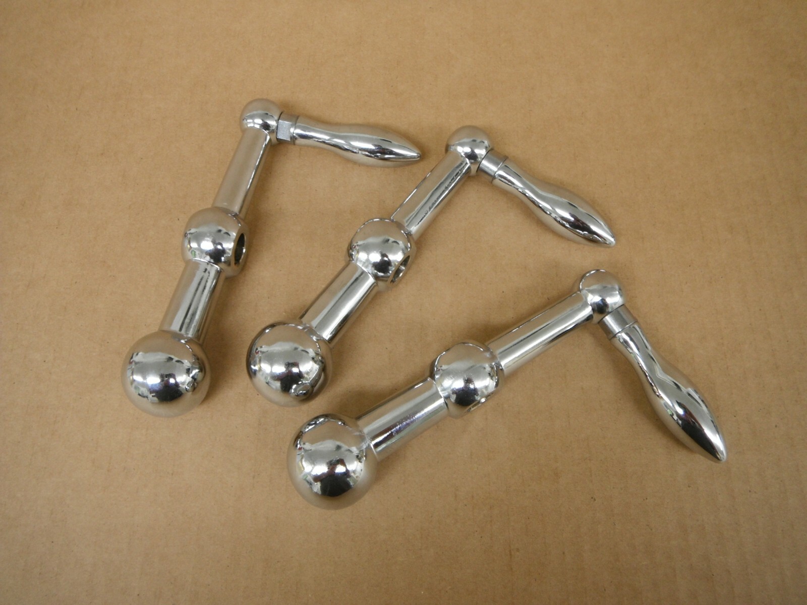 (3) BALL CRANK HANDLES 5/8″ BORE milling machine BRIDGEPORT 2060085 M1167 NEW!