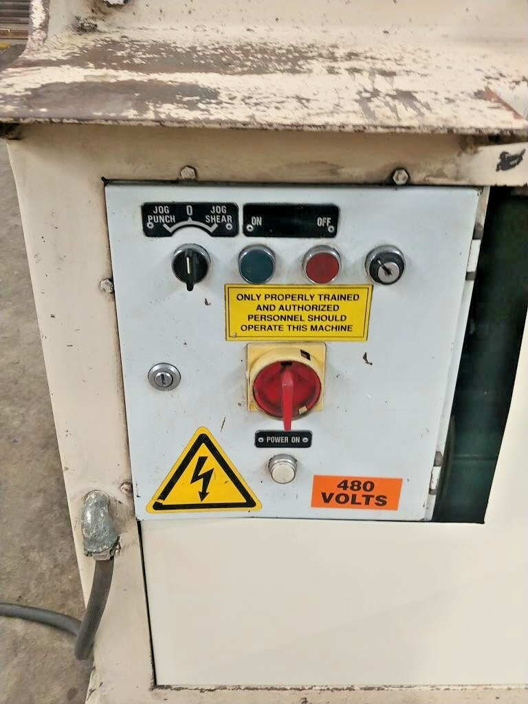 Geka Hydracrop 50 Ton Ironworker, Model HYD-50 w/Lot of punches & dies, notcher