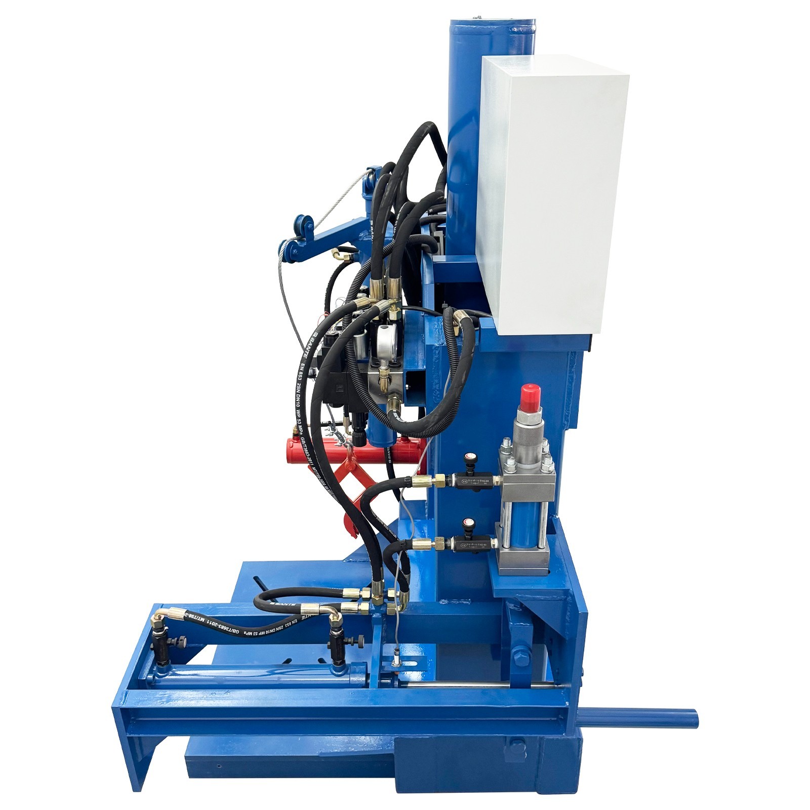 220V 3PH 5-in-1 60 Ton Hydraulic Copper Extractor Motor Stator Recycling Machine