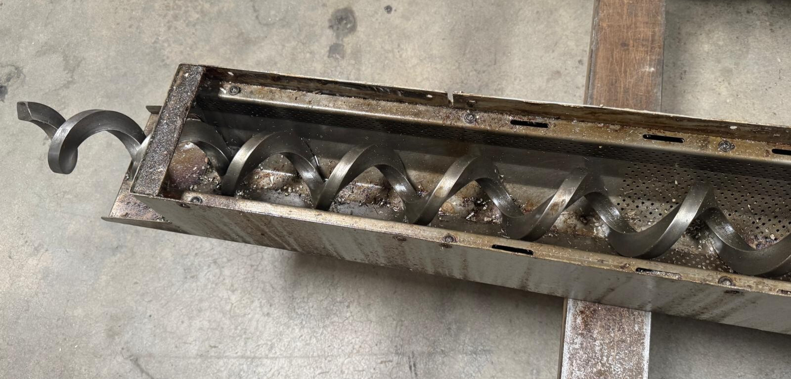 Haas CNC HS-1 Chip Auger 6 Ft Long