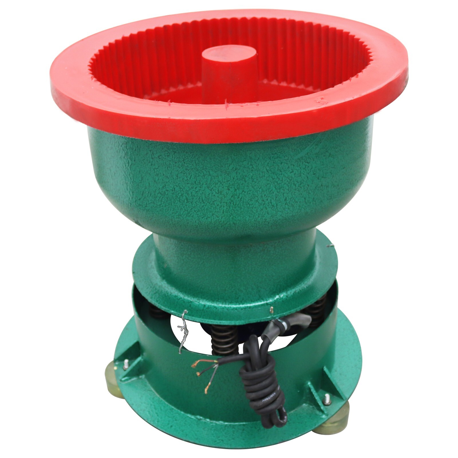 220V Vibration Deburring Polishing Machine Rust Remover Grinder 40L Innerφ15.7”