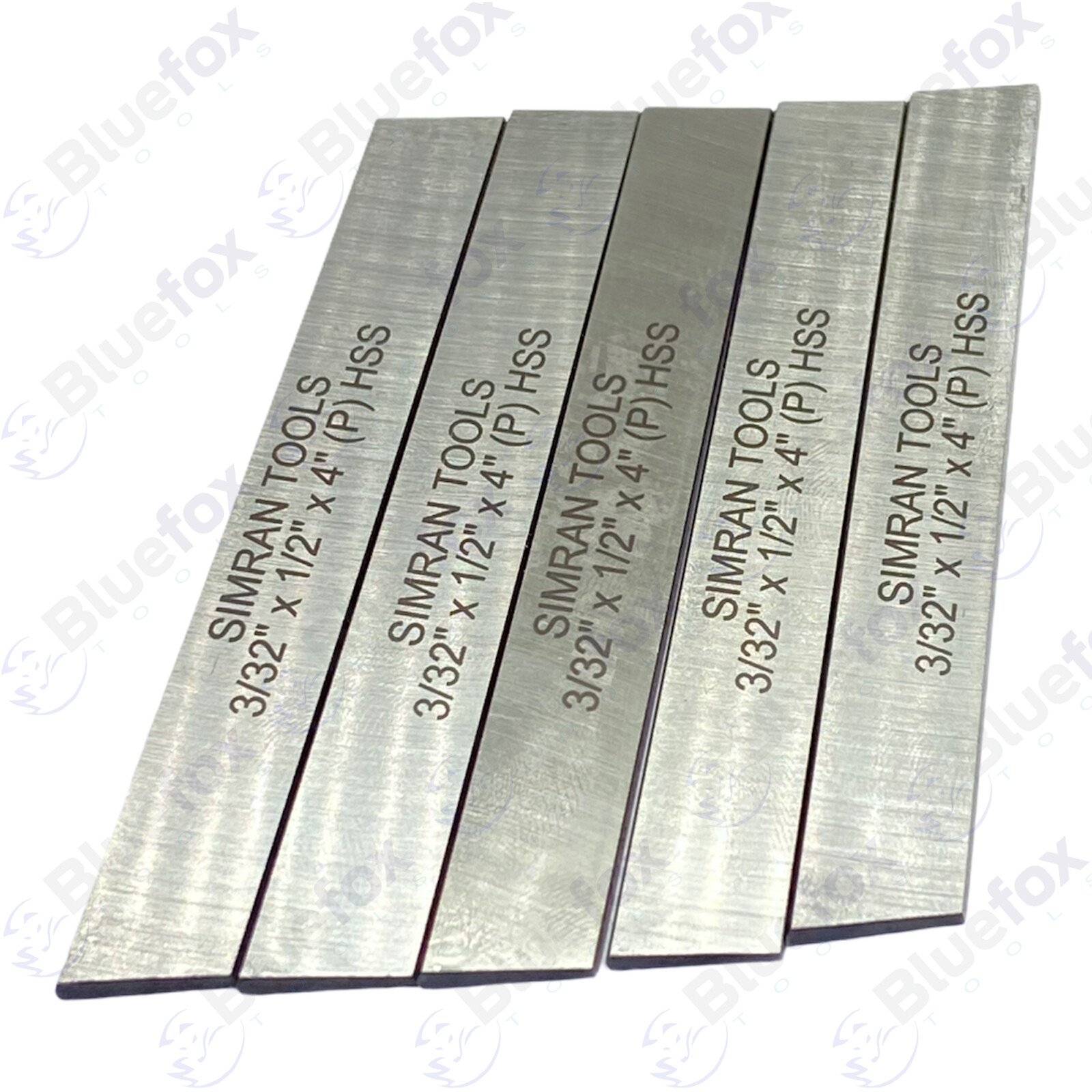 5x Cut Off Blade (3/32″ x 1/2″ x 4″) M2 Grade HSS Hardened & Ground Parting Tool