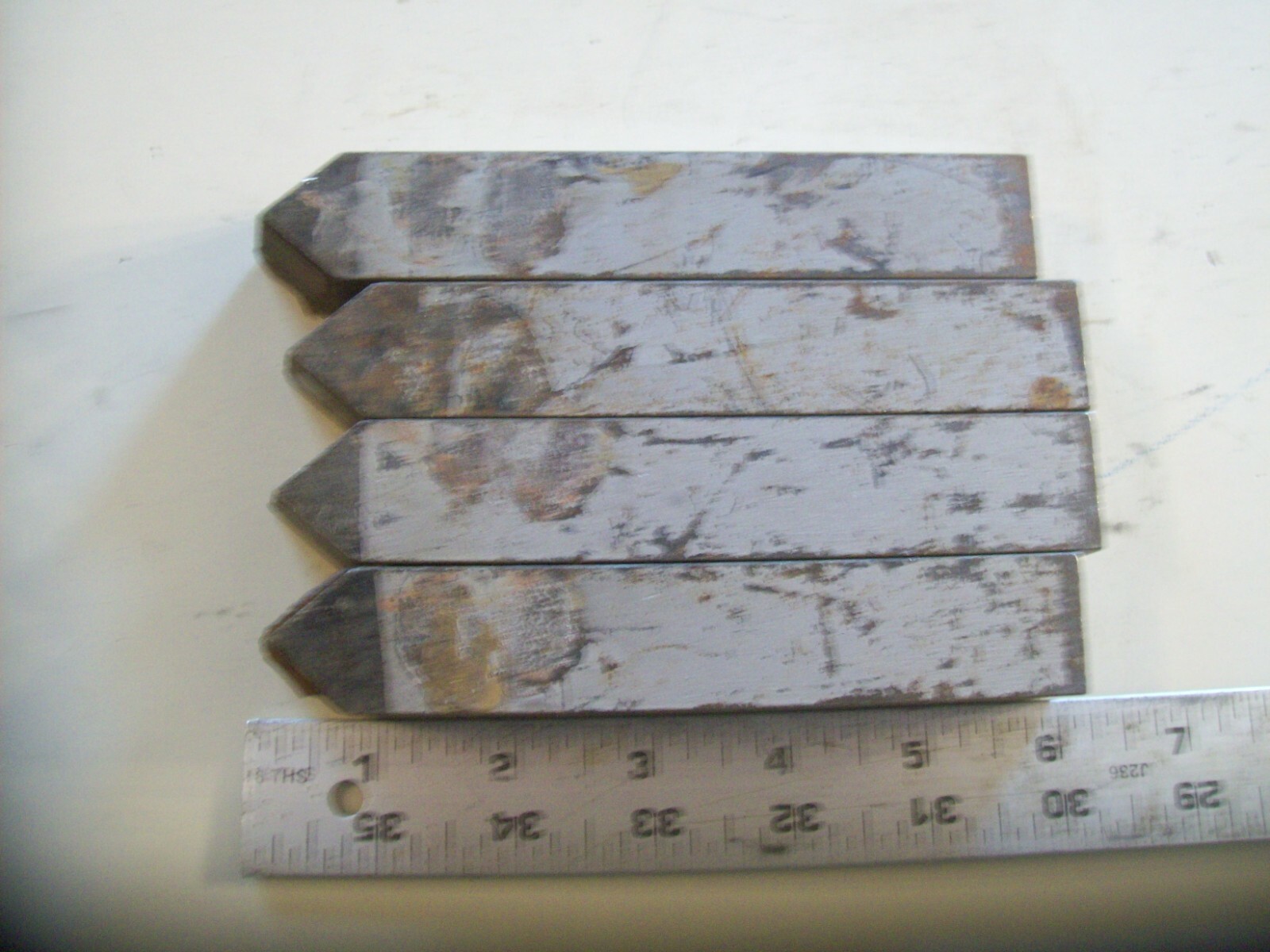 4 Carboloy New Old Stock Carbide Tipped Cutting tools 6″ Long 1″ X 1 ” 44A D-16