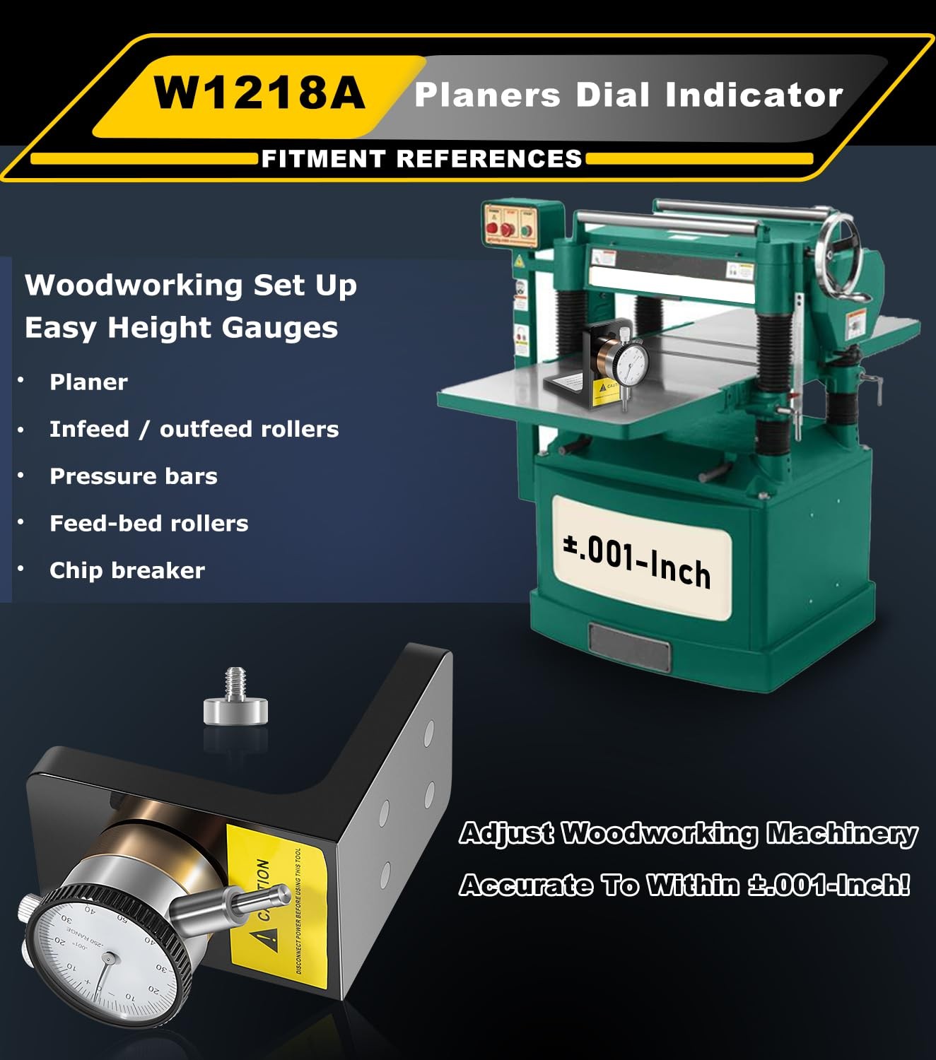 W1218A 360 Degree Durable Powerful Magnetic Rotacator for Planers Dial Indicator