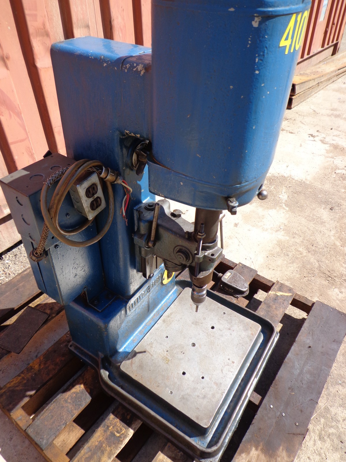 Leland Gifford 15″ Drill Press GE General Electric motor 5K3440A17 220/3/60