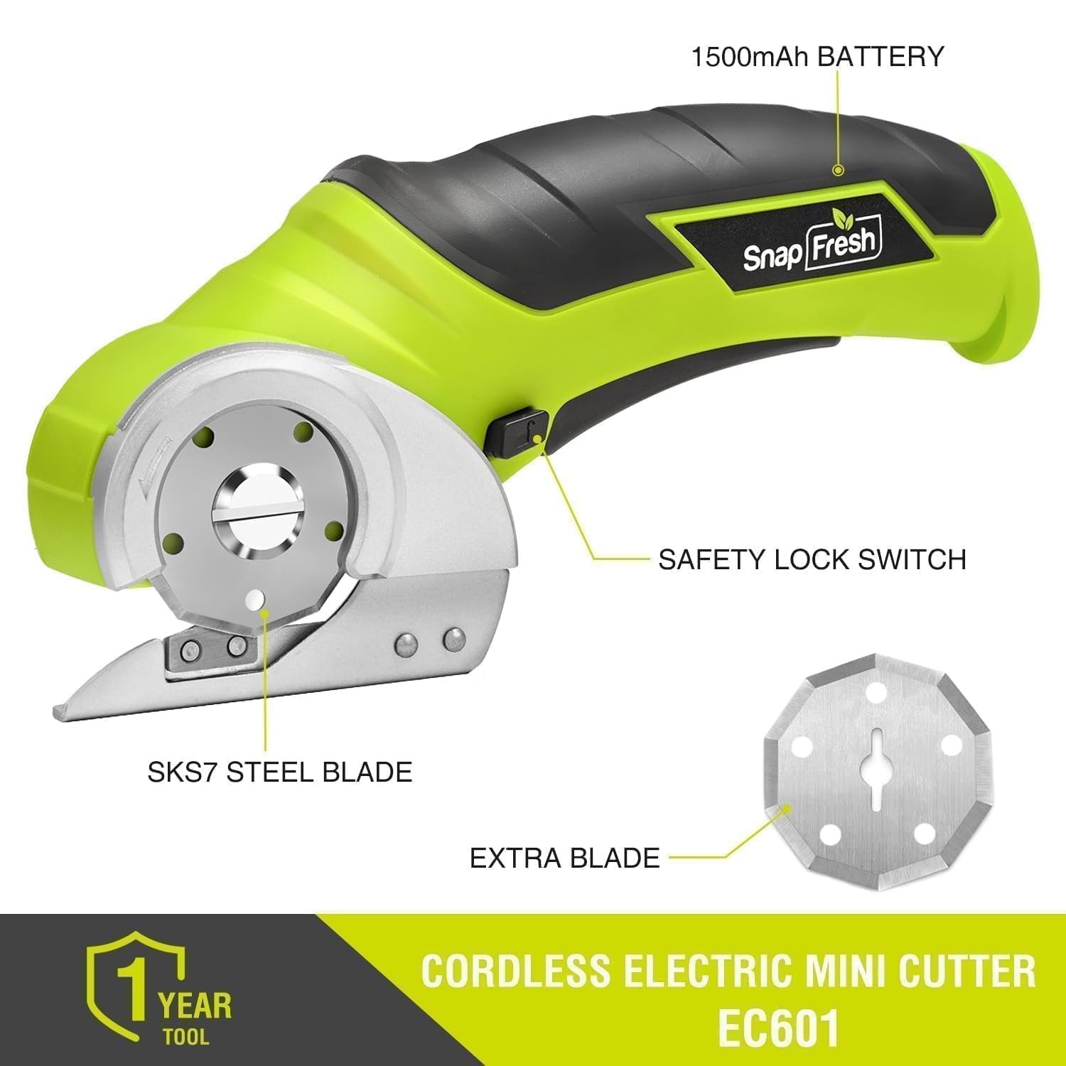 Cordless Electric Scissors, 4V Electric Mini Box Cutter, Carpet & Cardboard C…