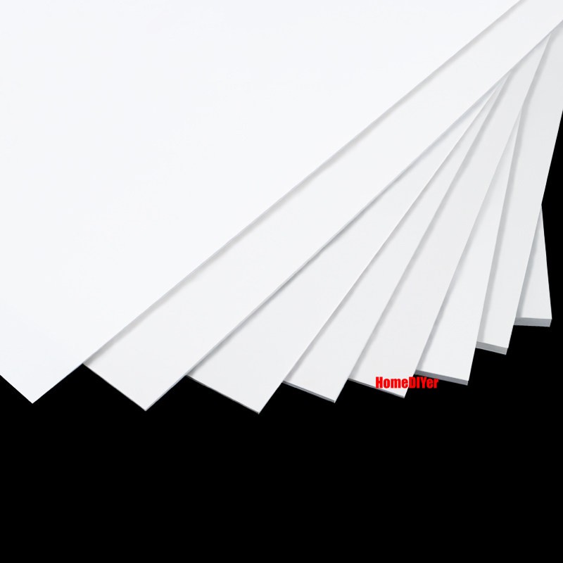 ABS Plastic Sheet DIY Project Model Making Plate Board Black White Beige 0.5-5mm