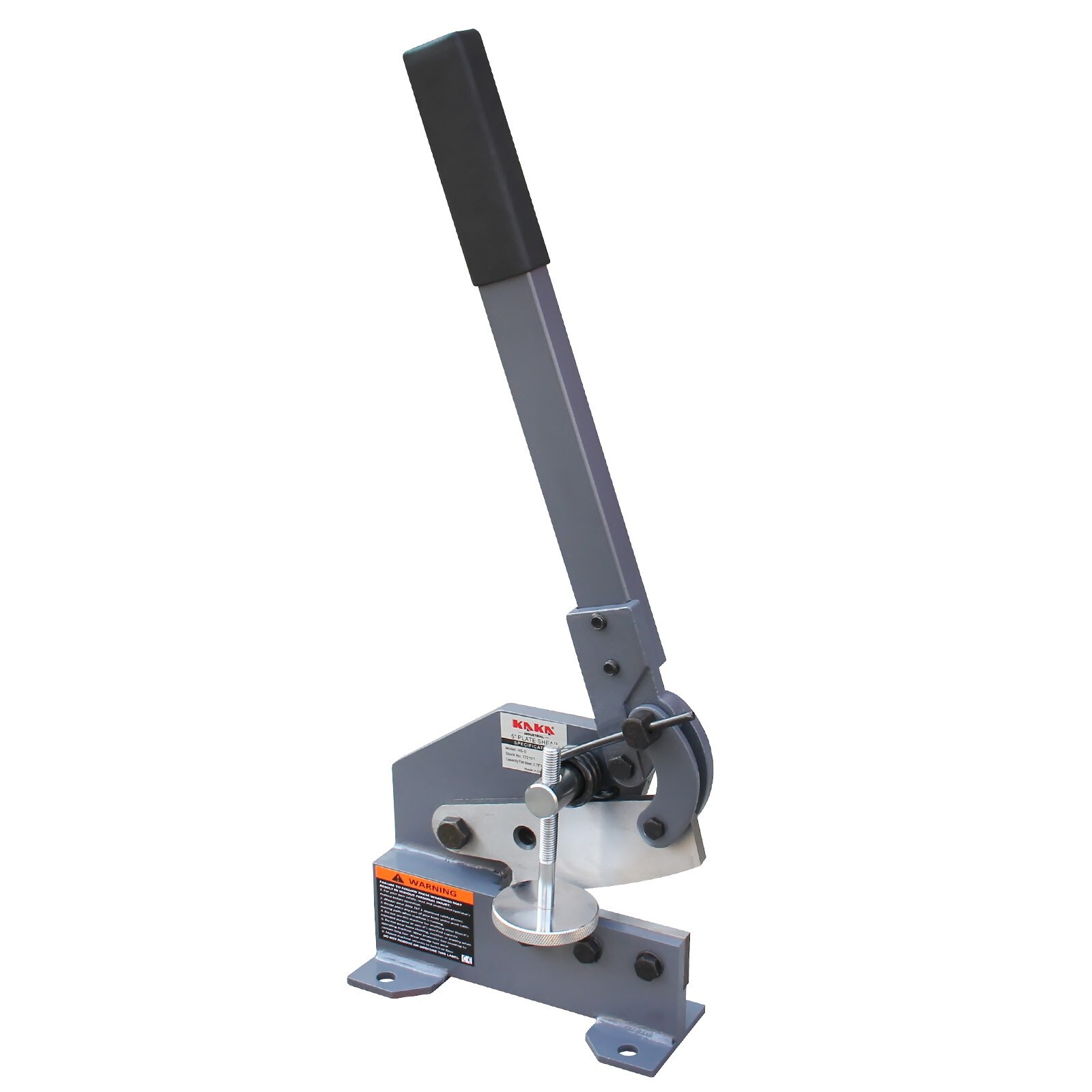 KAKA Industrial HS-5, Hand Plate Shear 5 inch Sheet Metal Plate Shear, Solid Ste