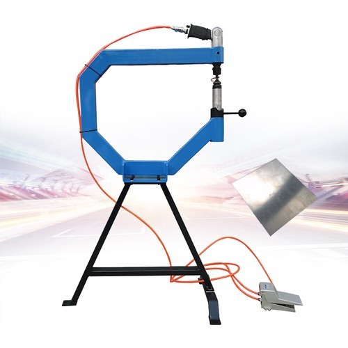 Industrial Pneumatic Planishing Hammer with Stand, Pedal & 1-3″ Anvils