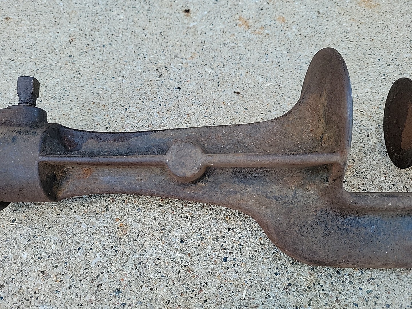 Vintage Unbranded Hand Crank Clamp On Tool Holder Crimp Burring Beading Rolling