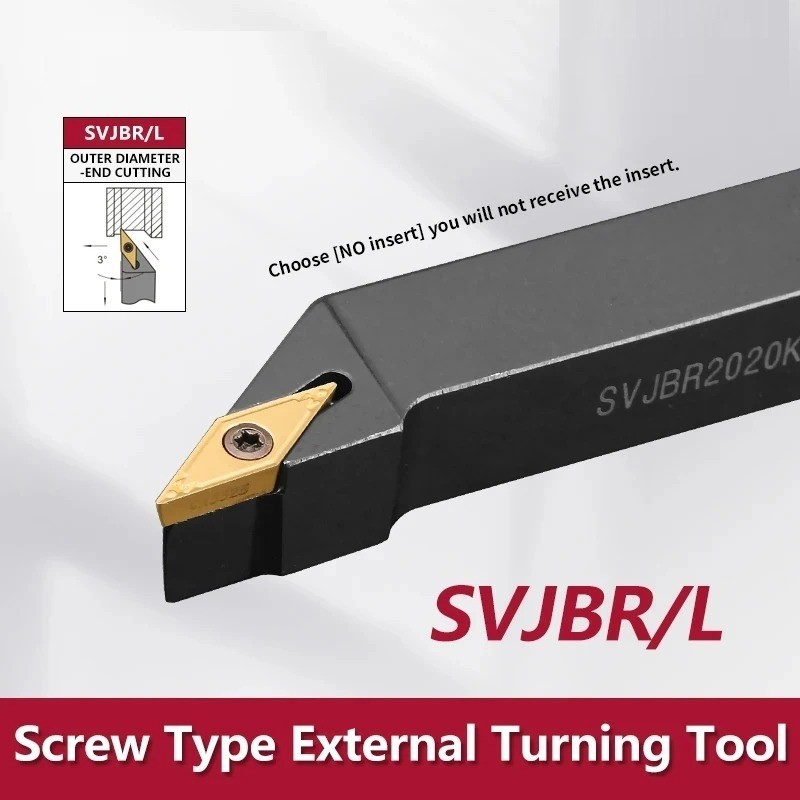 External Turning Tool SVJBR1212 SVJBR1616 SVJBR2020 SVJBR2525 CNC Lathe Holder