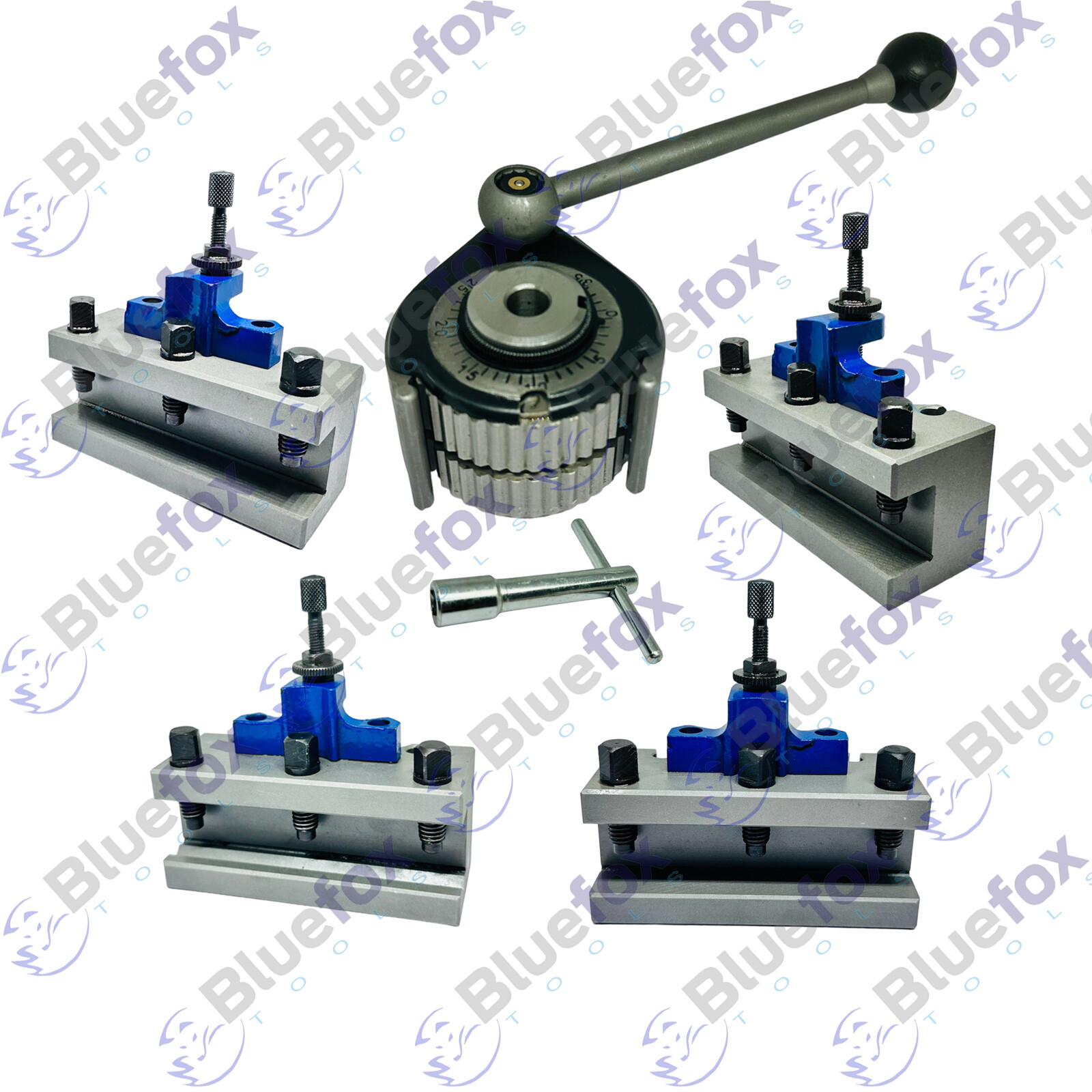 Multifix A 40Position Quick Change Tool Post For 150-300mm Lathe 6″-12″ Holders