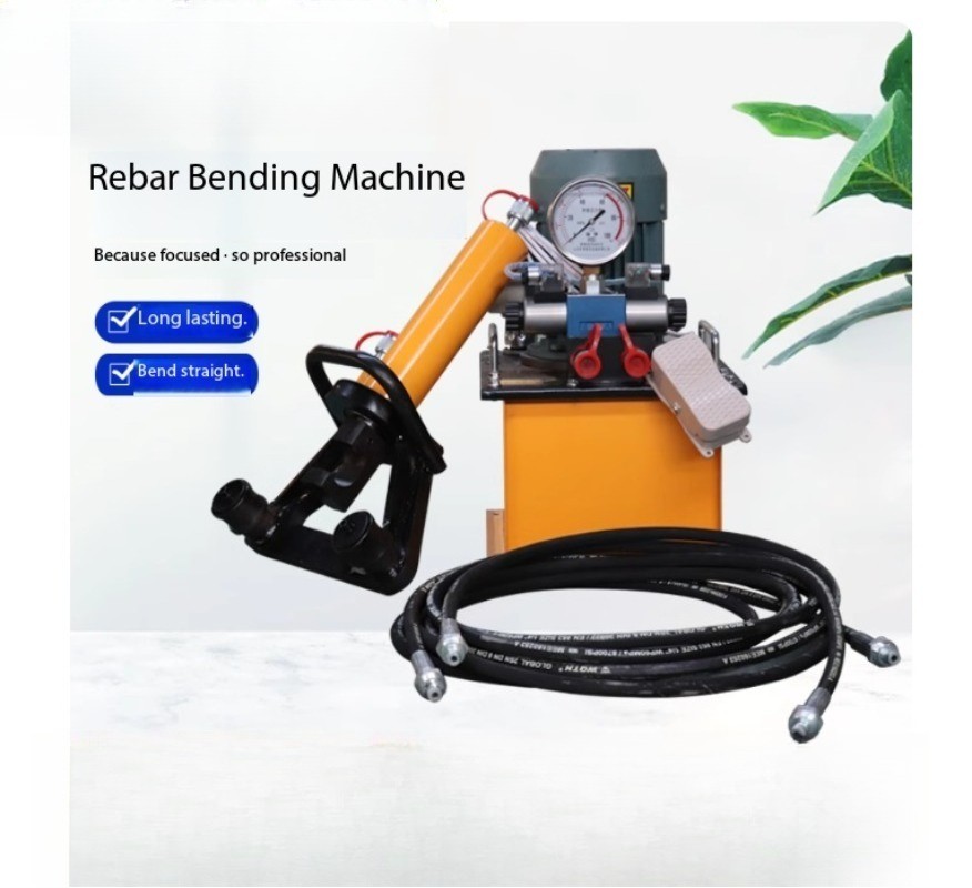 Handheld Hydraulic Rebar Bender Electric Handheld Portable Bender 0-90°