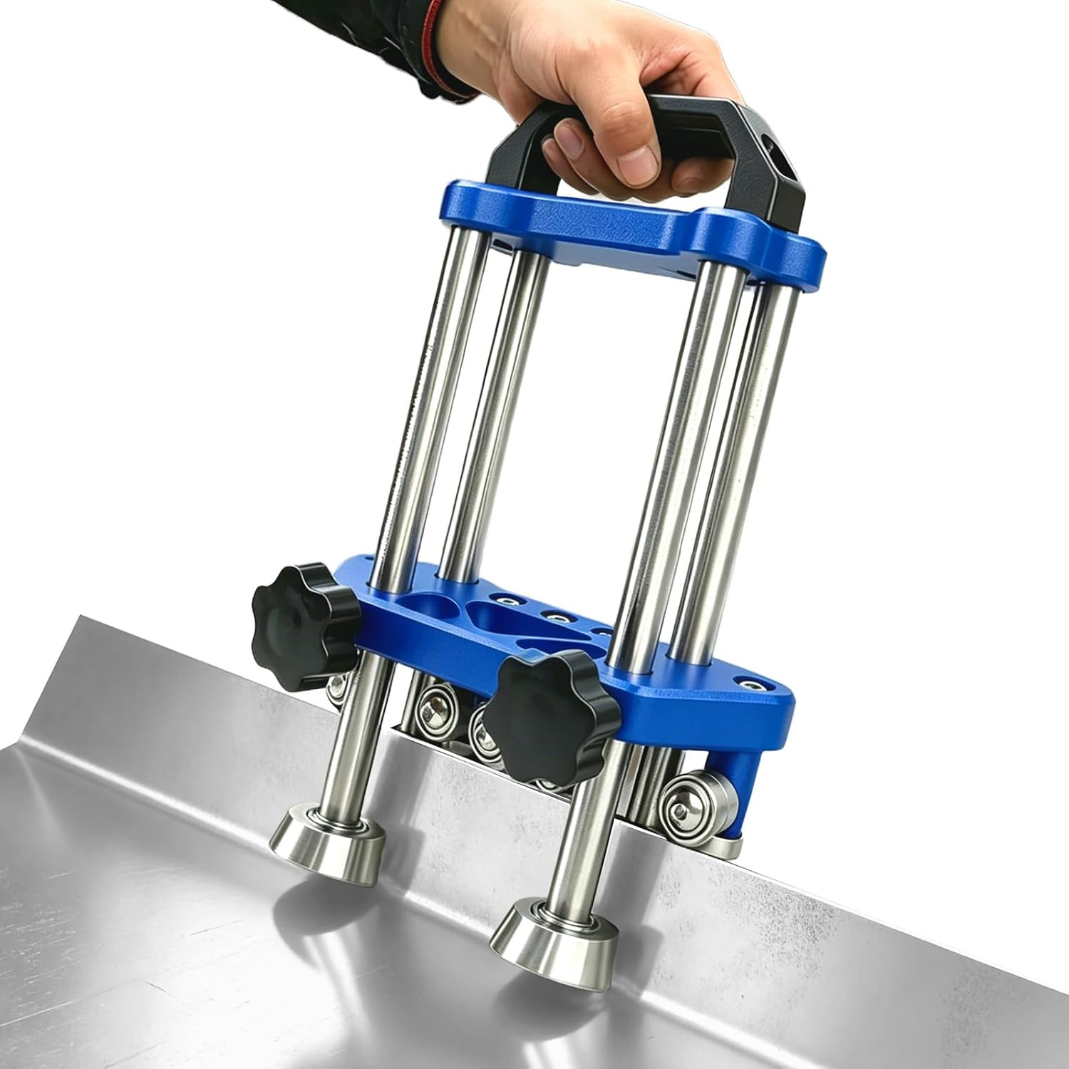 2 Station Sheet Metal Bender Tool, Adjustable 0.27″-7″ Width, 0.1-1.0Mm Thicknes
