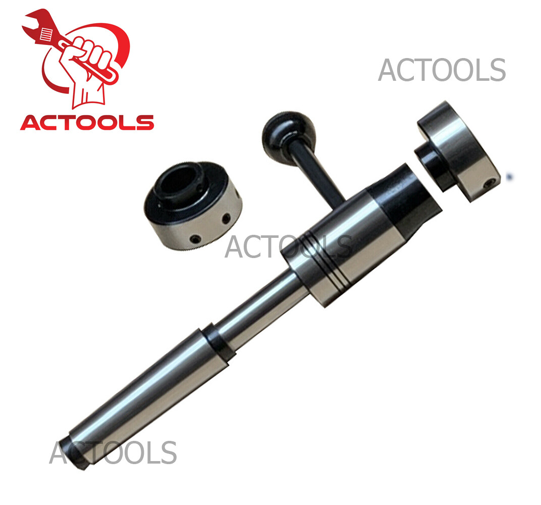 MT2 Lathe Tailstock Floating Type Die Holder Set Shank 2MT Inch Imperial Size