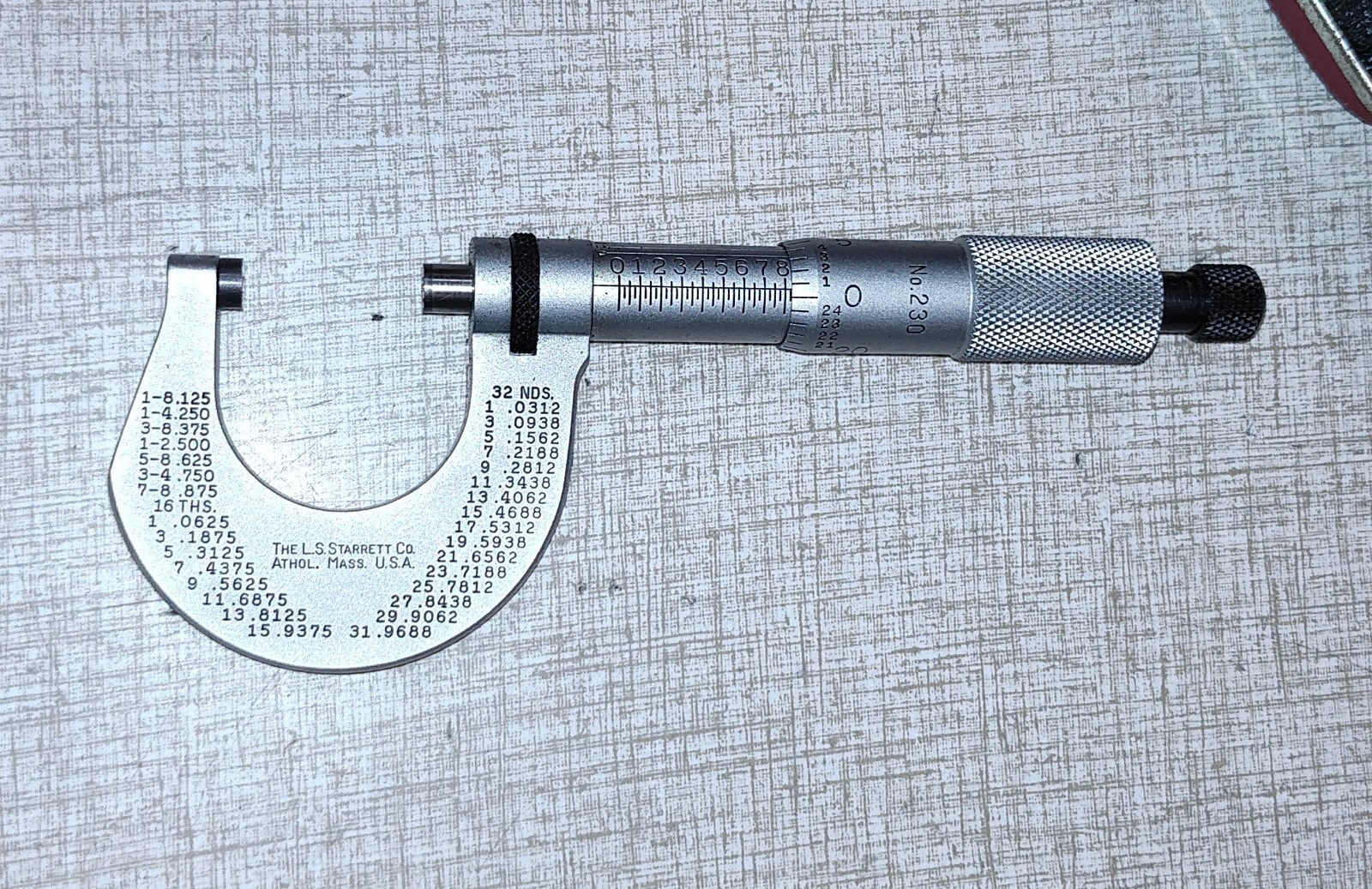 Starrett Micrometer, Edge Finder, Center Finder & Import Surface Gauge K24X