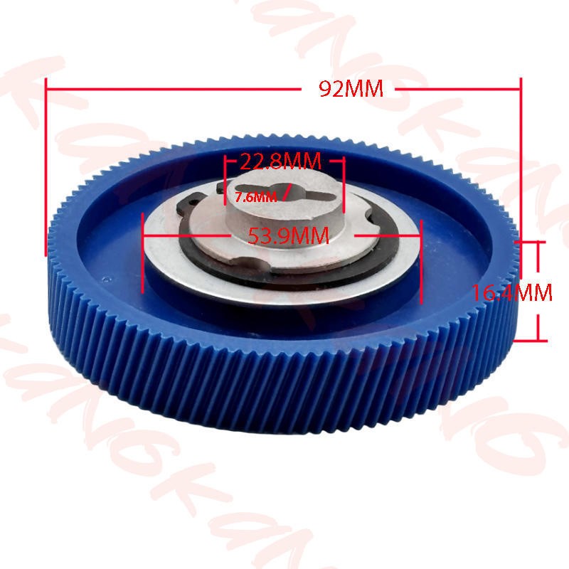 Milling Machine Part 92mm Gear & Hub For ALSGS AL-310S Servo Power Feed Model