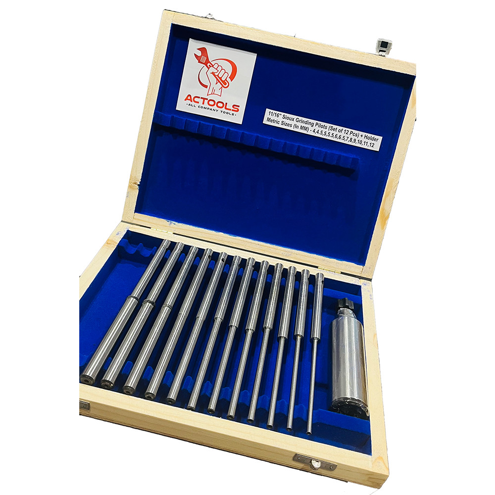 Sioux Valve Seat Grinder Pilot 12 Pcs Set 4,4.5,5,5.5,6,6.5,7,8,9,10,11,12mm