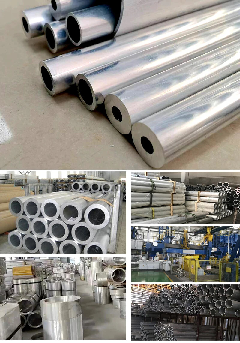 Aluminium Pipe Alloy Tube 4-50mm Thickness OD Straight 300mm 500mm Long Round