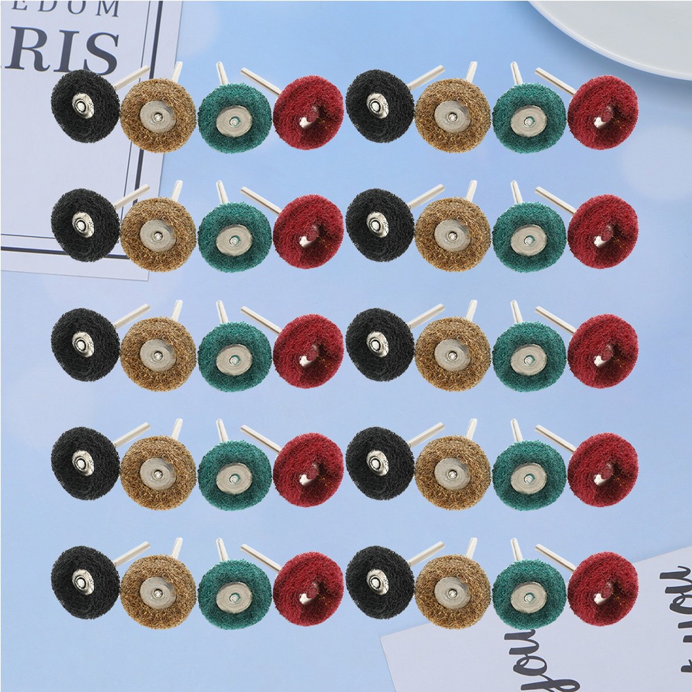 40Pcs Polishing Wheel for Rotary Tool Buffing Set for Metal Jewelry