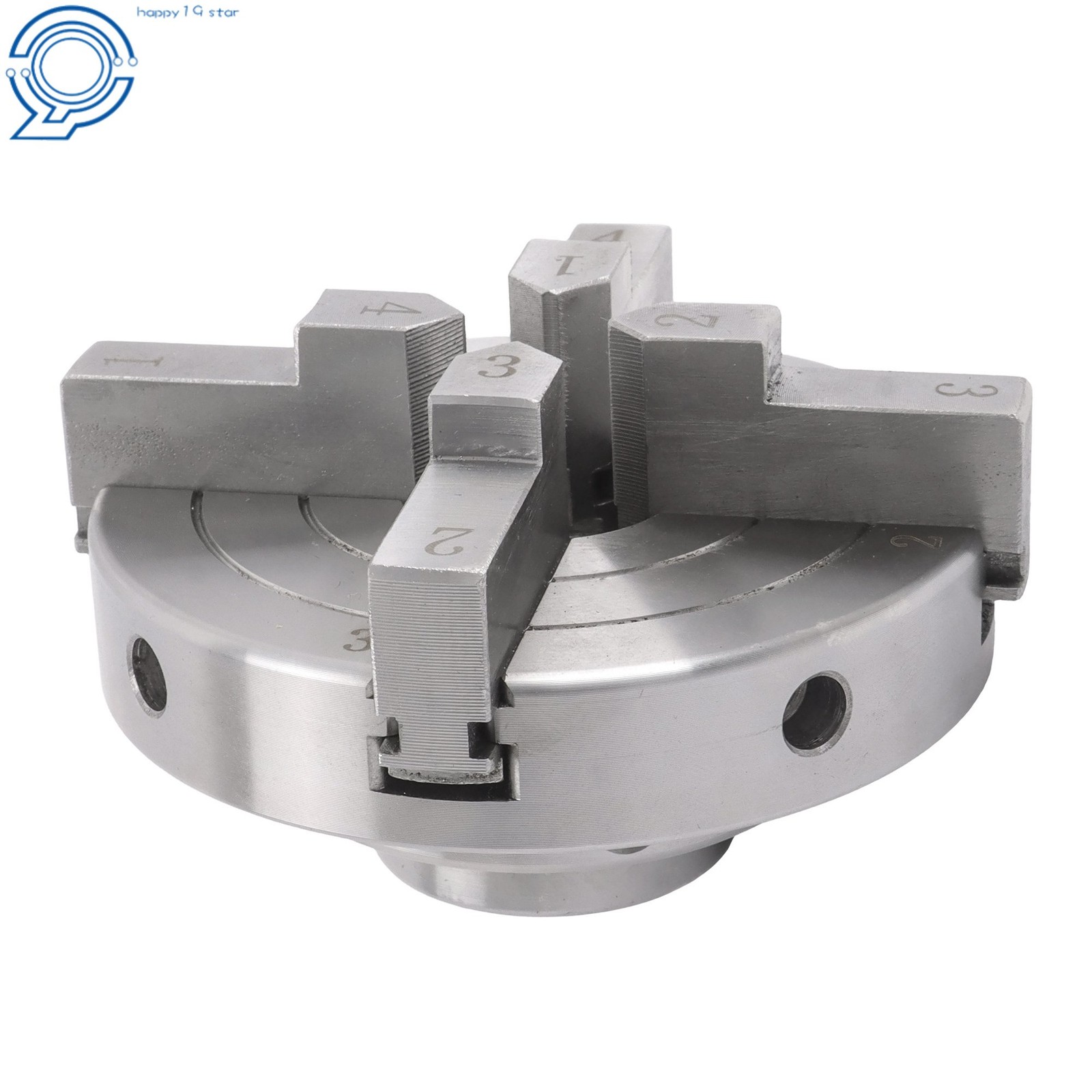 4″ Quick Change 4 Jaw Lathe Chuck Set 1×8 TPI Self Centering Thread