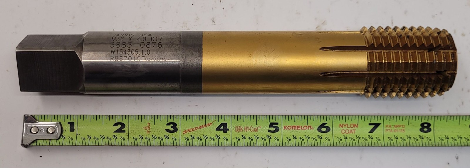 Jarvis USA – M36 x 4.0 D17 Tap