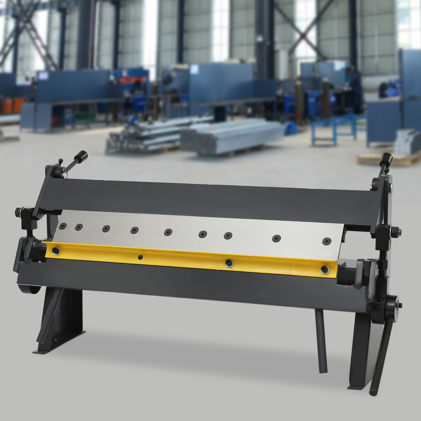 24″ Pan and Box Brake Sheet Metal Pan and Box Metal Brake w/ Removable Fingers~！