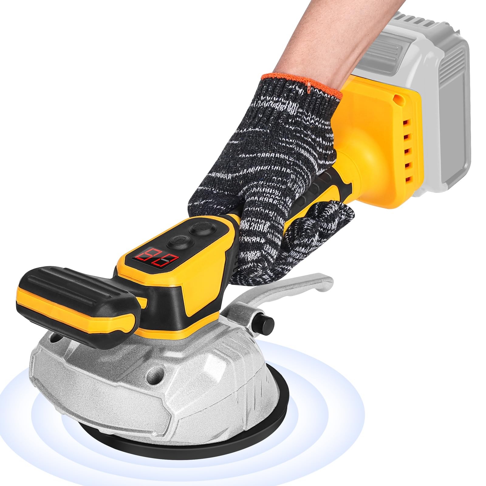 Cordless Tile Vibration Tool Compatible with DeWALT 20V Battery: Portable Tiler