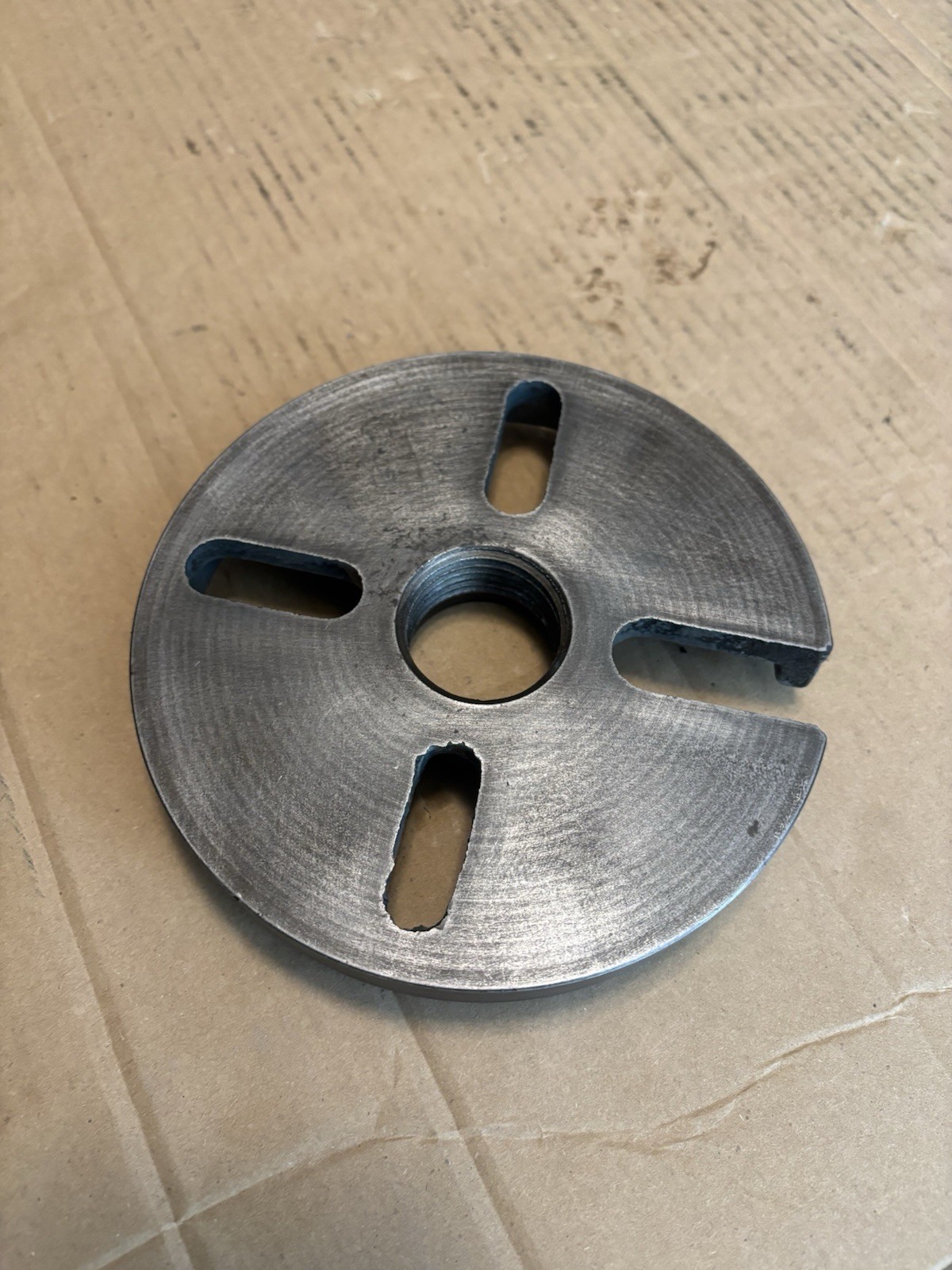6” Diameter South Bend 9/10K Slotted Faceplate, Lathe, South Bend 9″,