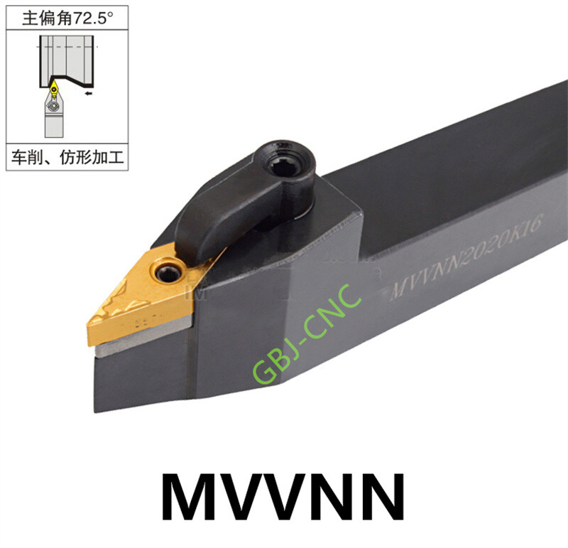 27.5° MVVNN 1616 2020 2525 H16 K16 M16 External turning tool For VNMG (clamp)