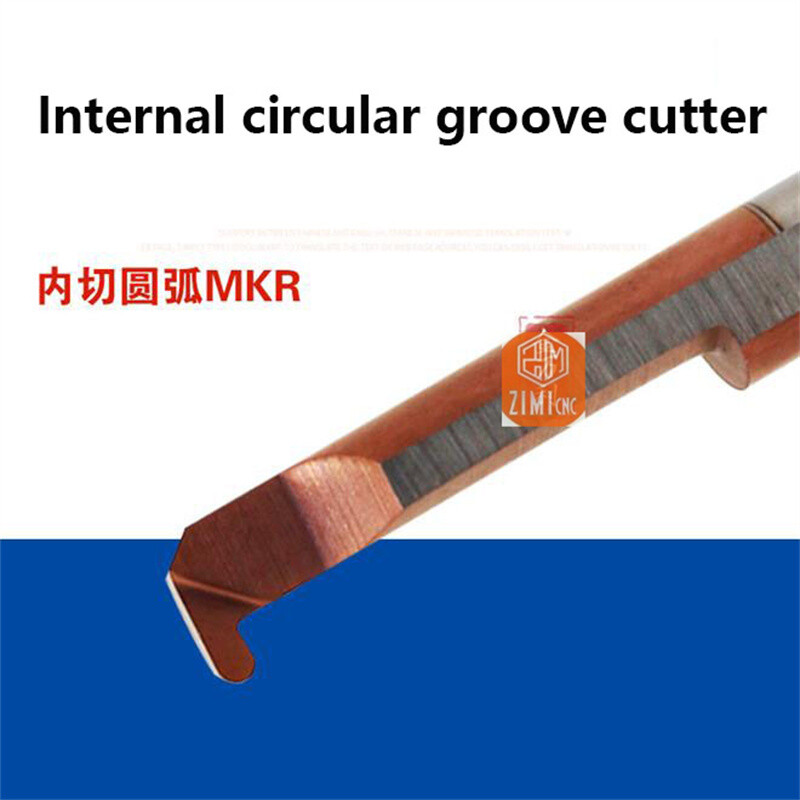 Integral alloy small diameter, internal cut arc groove knife MKR 4 5 6 R0.5 R1mm