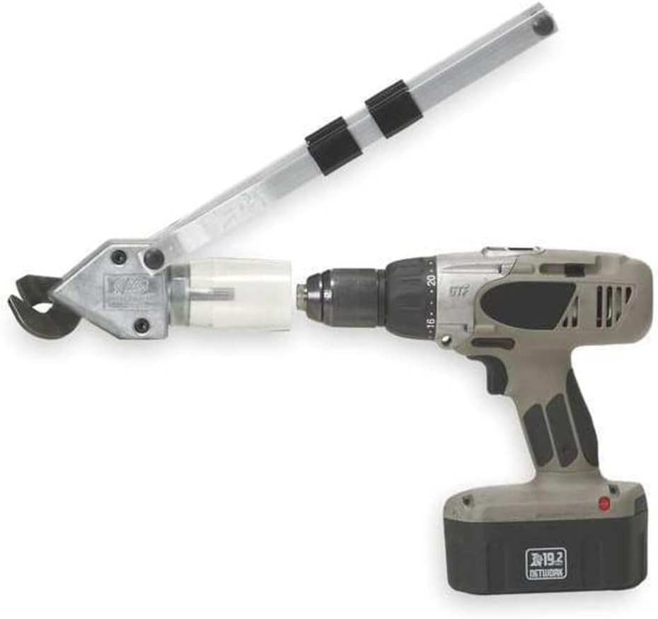 Malco TSHD Turboshear 18Ga Drill Attachment 360° Head