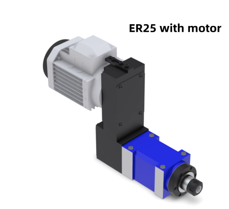 ER25 BT30 Morse Taper No. 3 Power Head High-Precision Spindle Mechanical CNC