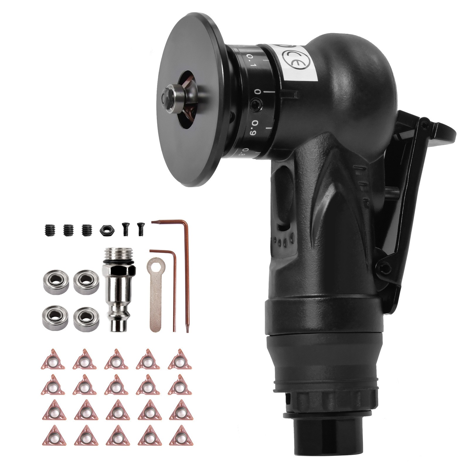 Handheld Grind Tool Metal Deburring Trimming Pneumatic Chamfering Machine US
