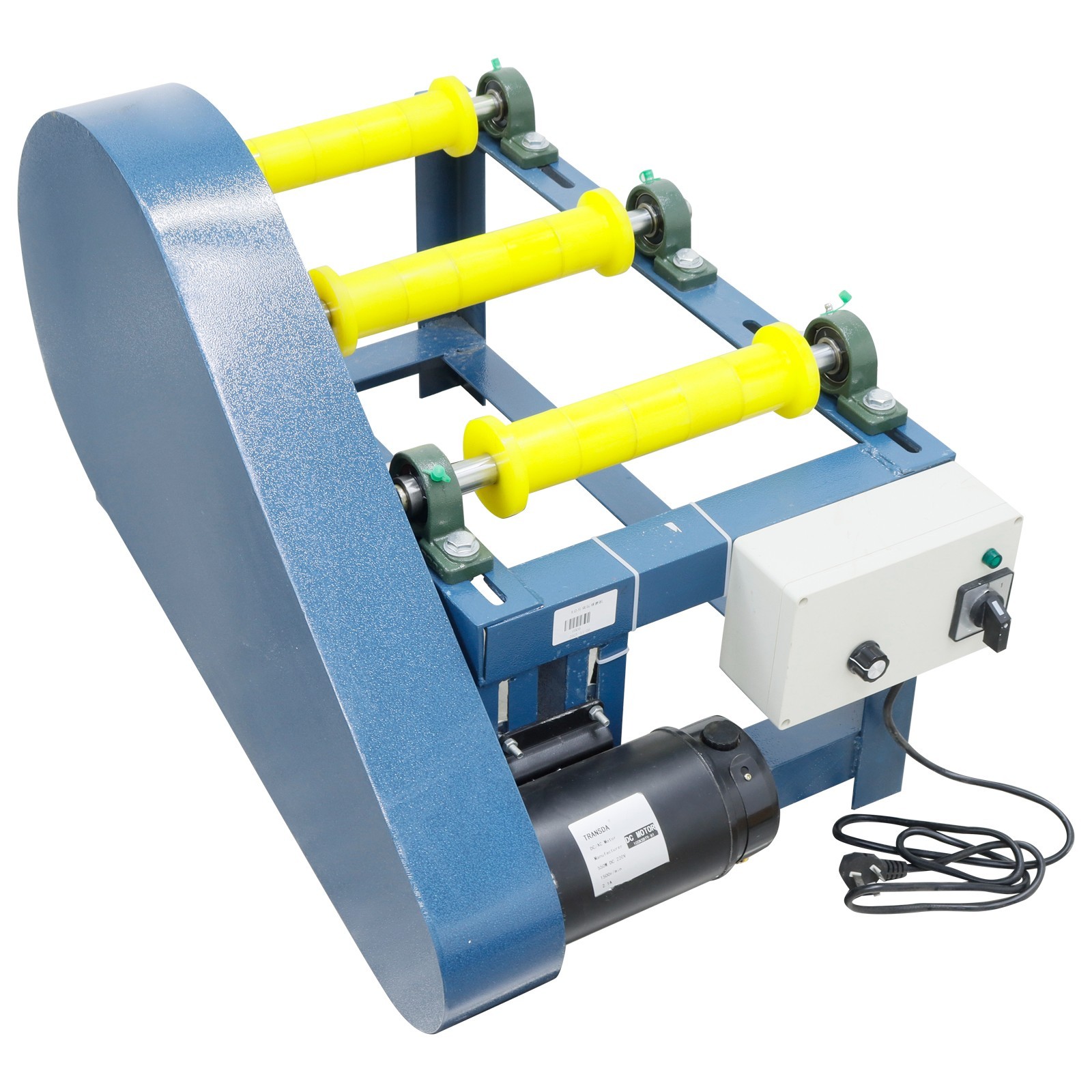 220V 550W Horizontal Drum Small Lab Ball Mill Enamel Grinding Glaze Quartz Sand