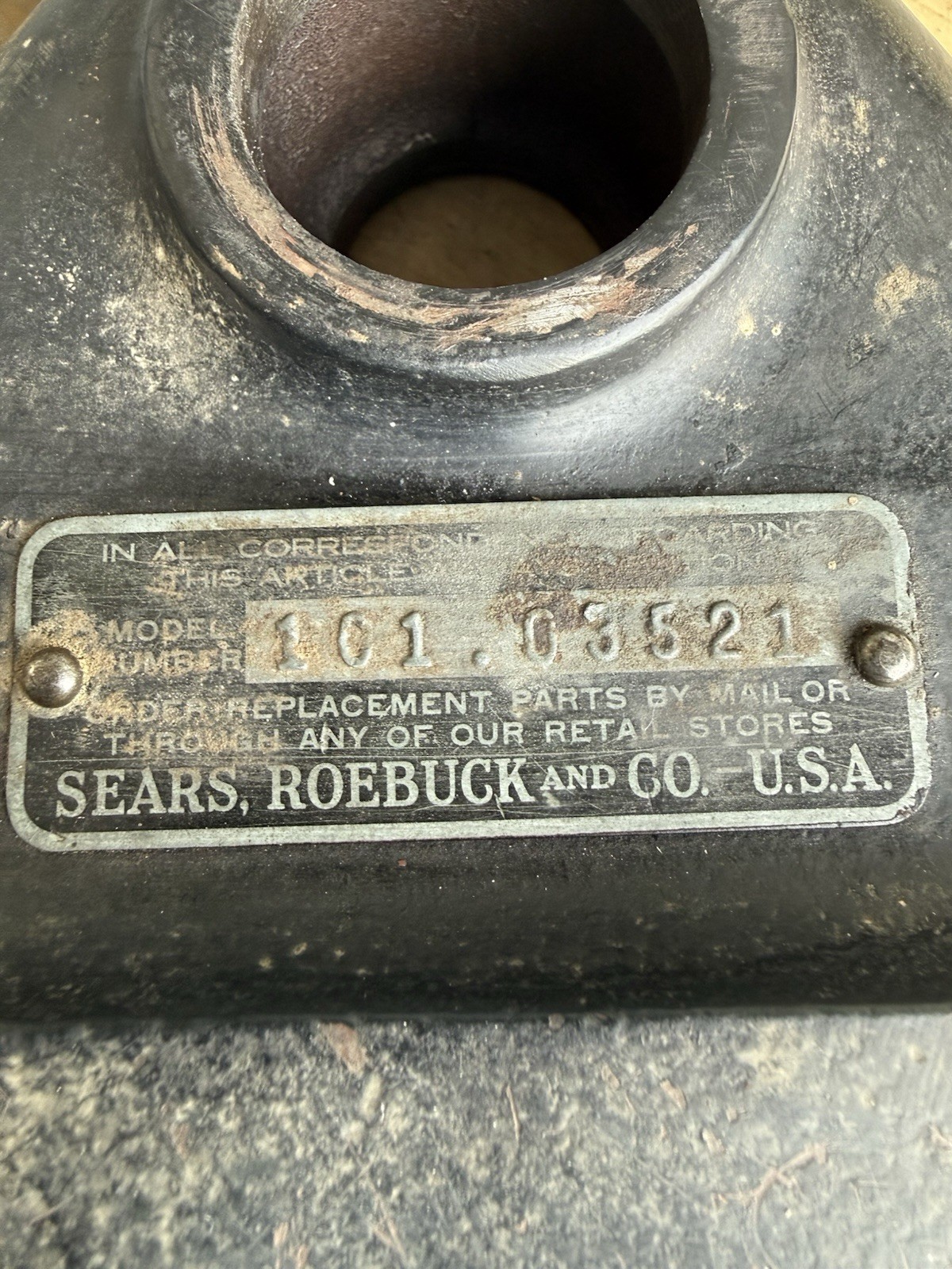Sears Roebuck ventage drill press 101,03521 Belt guard/cover