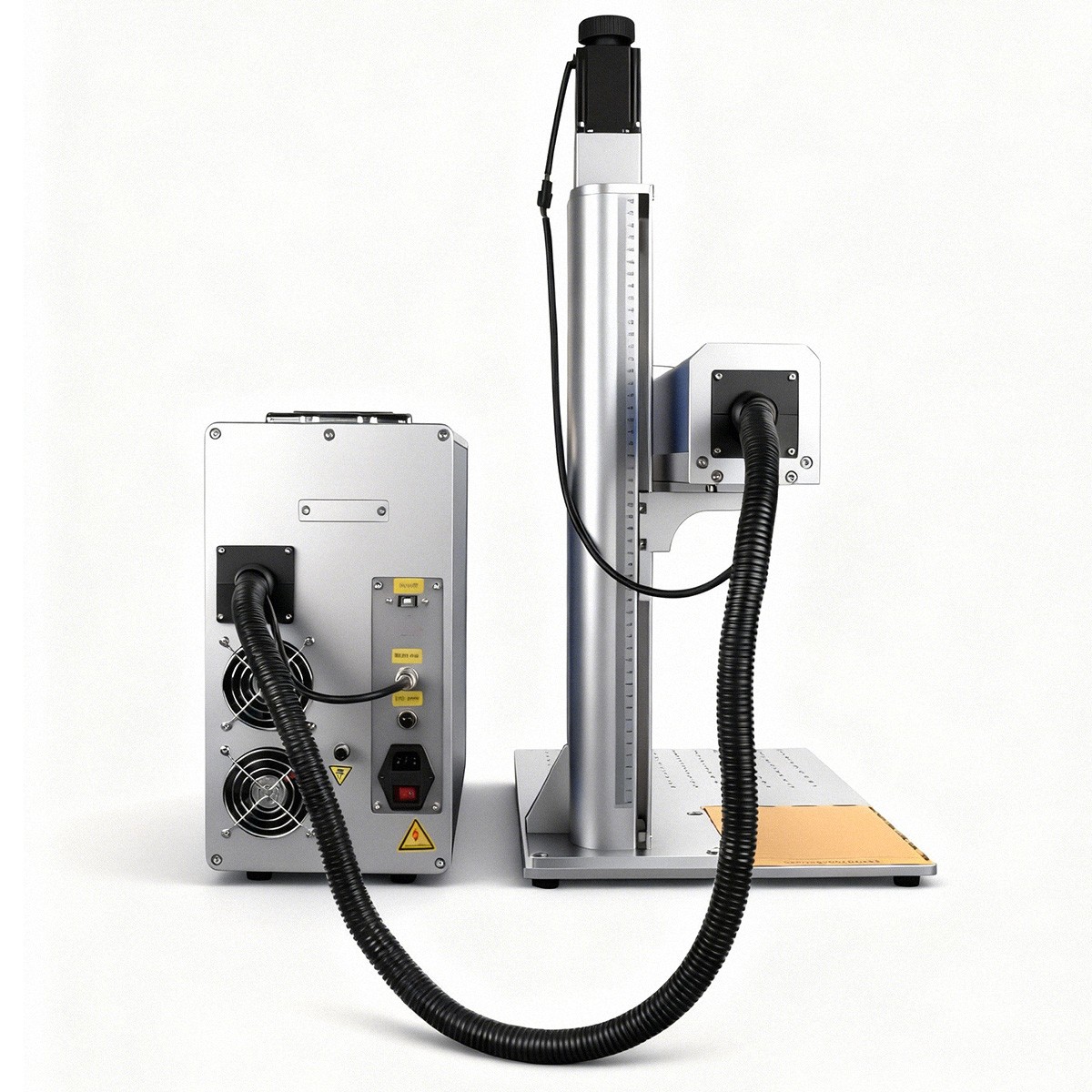 Scotle 2.5D 60W JPT Mopa Fiber Laser Marking Machine Metal Deep/Relief Engraving
