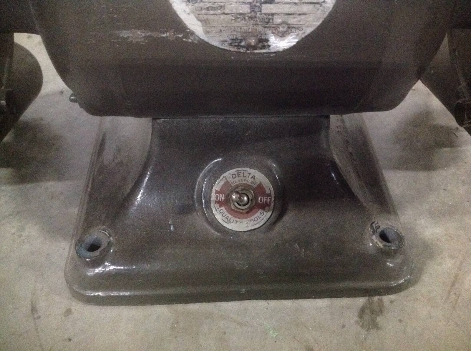 Vintage delta 7″ rockwell Triple Duty grinder 3 ph~3450 RPM Needs Rewired