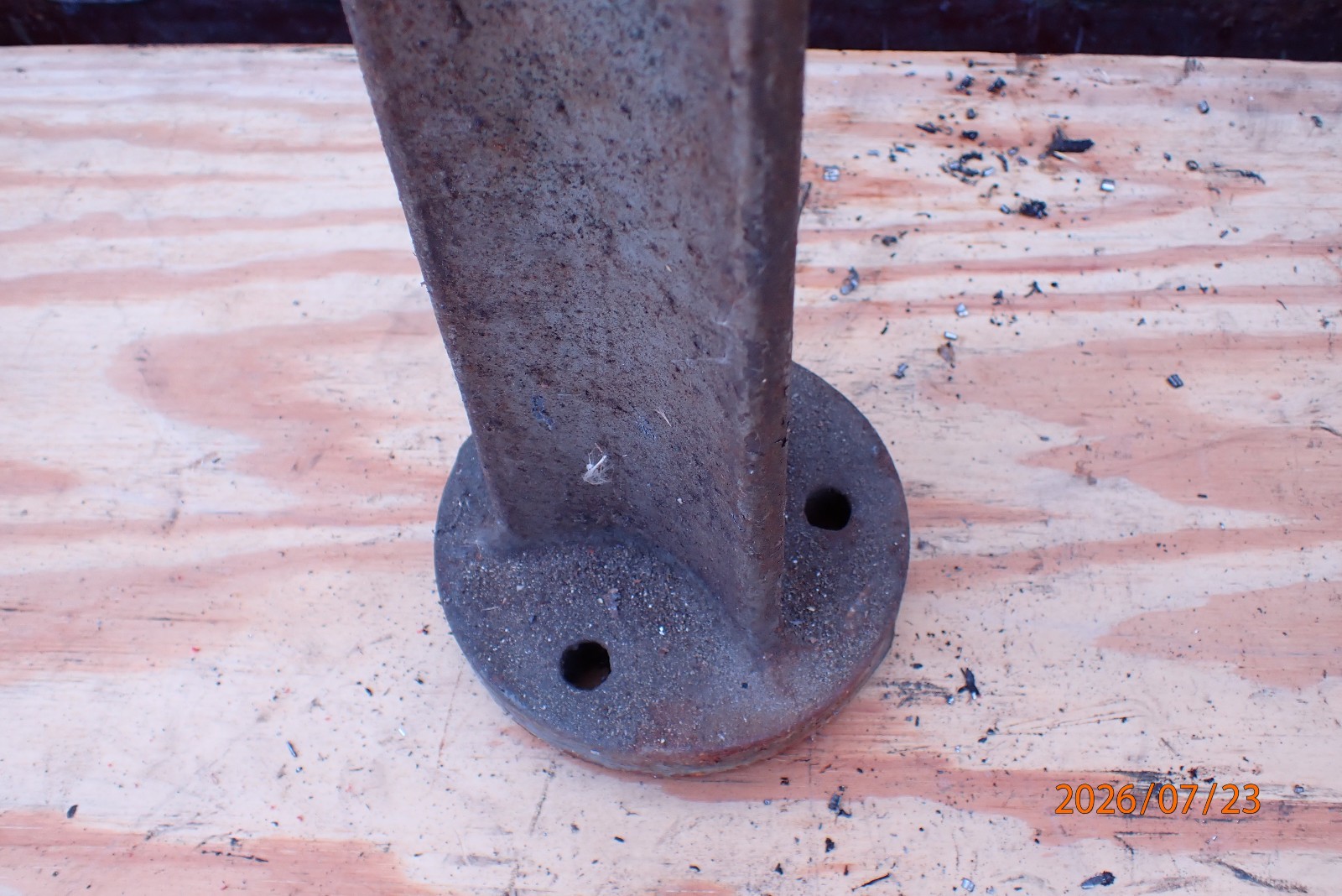 VINTAGE LOGAN METAL LATHE COUNTERSHAFT CAST IRON PEG LEG