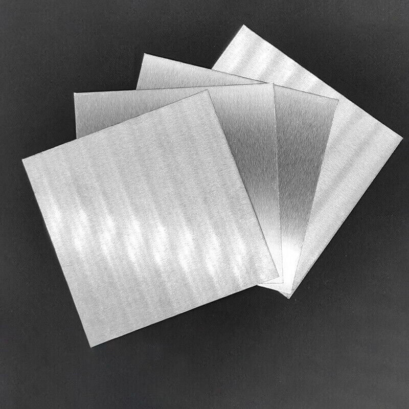 Aluminium Sheet Metal Plate Flat 1/1.5/2/3/4/5/6mm Thick Multiple Size Available
