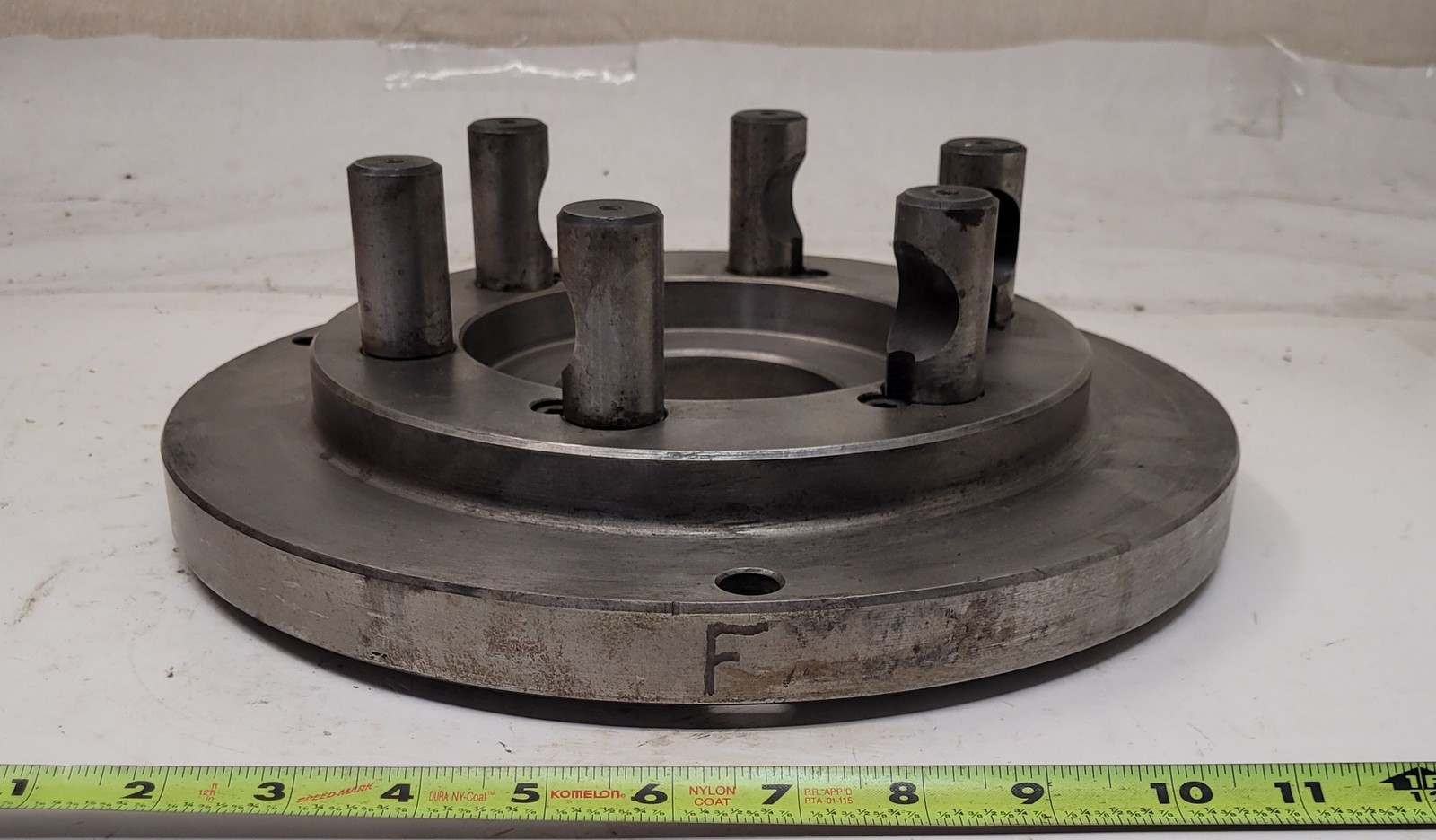 Buck Chuck D1-8 Lathe Chuck Mount Adaptor – 12in Diameter