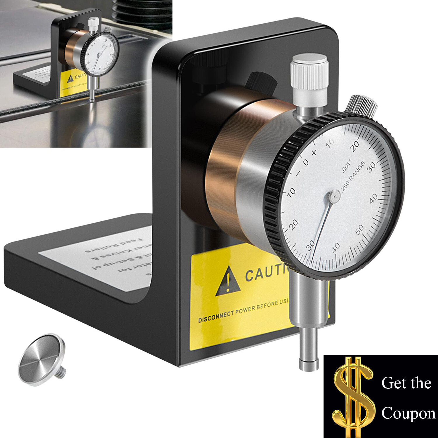 W1218A Dial Indicator 360 Degree Durable Powerful Magnetic Rotacator for Planers